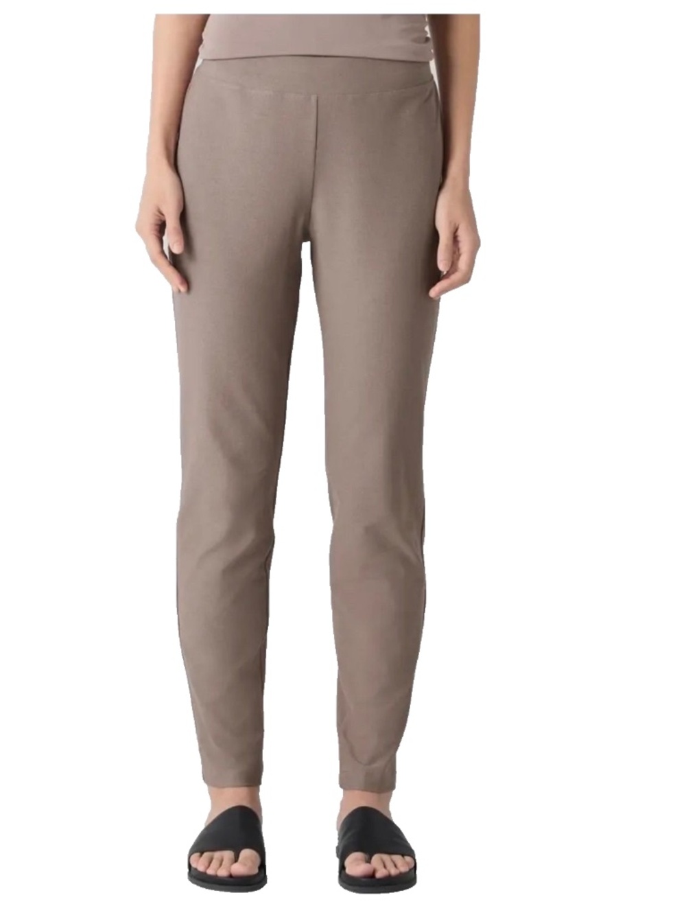 NEW Eileen Fisher Ankle Pants Pull On Crepe Stretch Tapered Style Plus Size 3X
